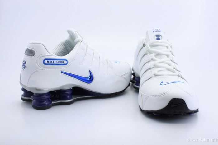 marine et blanc Nike Shox NZ (1)